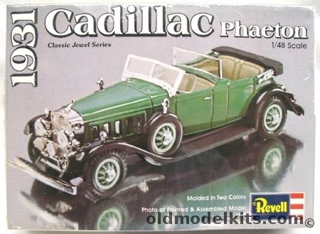 Revell 1/48 1931 Cadillac Phaeton - (ex Renwal), H1272 plastic model kit